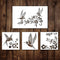 Hummingbird Stencil | Inspirational Awesome Street Art Graffiti Spring Nature Bird Hummingbird Stencils for Painting on Wood, Glass, Wall, Rock, F...