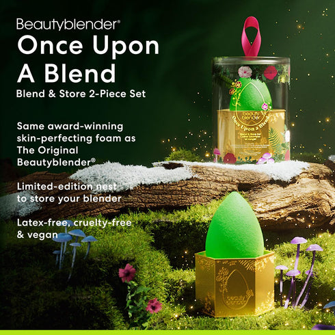 Beautyblender® | Once Upon a Blend Beauty Blender Set | Blend & Store Set Includes 1 Makeup Sponge and 1 Nest...