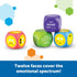 Learning Resources Soft Foam Emoji Cubes, Set of 4, Ages 3+, Conversation Cubes for Kids, Social Emotional Learning,...