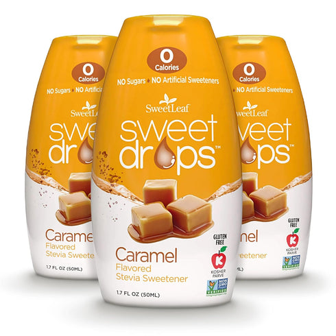 SweetLeaf Sweet Drops Caramel 1.7 Fl Oz Ea (Pack of 3)...