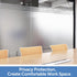 HIDBEA Frosted Window Privacy Film - Non Adhesive Static Cling Glass Stickers Sun UV Blocking Heat Control Door Covering Decals for Home Office, 2...