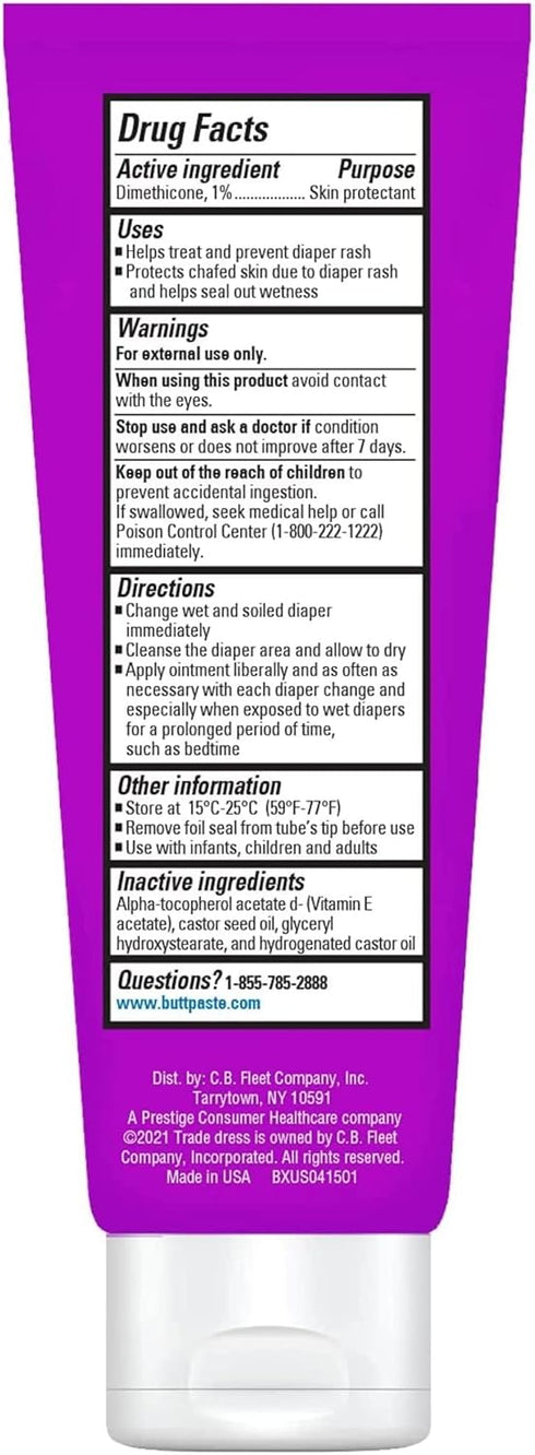 Boudreaux's Butt Paste, Butt Barrier Ointment, Rash Prevention, 4oz tube...