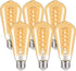 BORT Vintage LED Edison Bulbs, ST58/ST19, Warm White 2500K, 4.5W Antique LED Filament Light Bulbs, Dimmable, 40W Equivalent, 400LM, E26 Standard B...
