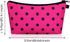 6 Pieces Makeup Bag Toiletry Pouch Waterproof Cosmetic Bag with Zipper Travel Packing Bag 8.7 x 5.3 Inch Small Cosmetic Bag Accessory Organizer fo...