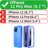 SPORTLINK Compatible with iPhone 12 Pro Max Waterproof Case - Built in Screen Protector Full Body Shockproof Dustproof IP68 Waterproof Case for iP...