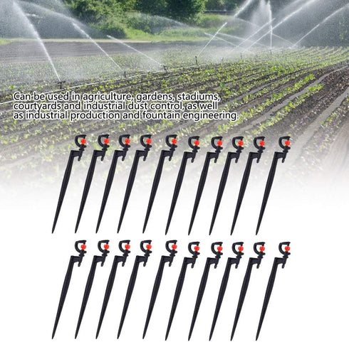 Irrigation Sprinkler, 20Pcs G-Type 360 Degree Sprinkler Nozzle Plants Watering Spray Nozzle Lawn Watering Dripper System...