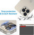 ?3 Pack?Dengduoduo Tempered Glass Camera Lens Protector for iPhone 15 Pro 6.1" & iPhone 15 Pro Max 6.7", Ultra HD, 9H Hardness, Anti-Scratch, Case...