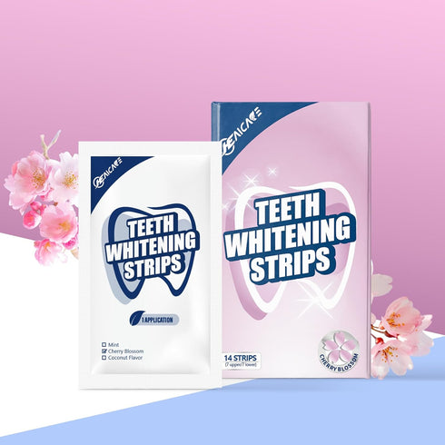 Whitening Strips, Teeth Whitening Strip, 28 Strips for Sensitive Teeth, Professional and Safe Teeth Whitening Kit Cherry Blossom?14 Treatments...