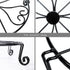 1 pack 10"-12" Metal Plant Stand Outdoor, for Flower Pot Heavy Duty Potted Holder Round Wrought Rustproof Iron Planter Stand, plant Stands Indoor ...