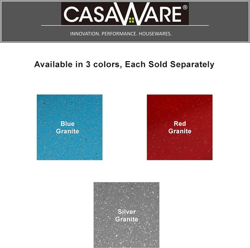 casaWare Toaster Oven 12 x 11-Inch Baking Sheet with a 1.5-Inch Handle (Silver Granite)...
