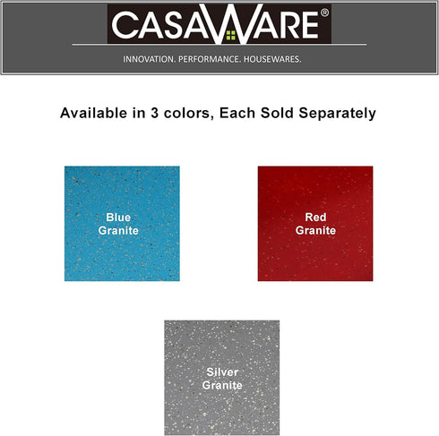 casaWare Pizza/baking Pan 12-inch (Red Granite)...