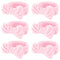 WHAVEL Hairband, 6 Count Pink Spa Headband for Washing Face, Soft Microfiber Bow Headbands, Facial Headband for Skincare, Makeup Headband for Wome...