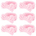 WHAVEL Hairband, 6 Count Pink Spa Headband for Washing Face, Soft Microfiber Bow Headbands, Facial Headband for Skincare, Makeup Headband for Wome...