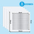5 Pieces Drywall Repair Patch 8 inch x 8 inch, Self Adhesive Fiberglass Wall Repair Patch Kit, Aluminum Wall Repair Patch for Drywall Plasterboard...