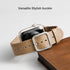 MNBVCXZ Compatible with Apple Watch Band 38mm 40mm 41mm 42mm 44mm 45mm 49mm Women Men Girls Boys Genuine Leather Replacement Strap for iWatch Seri...