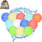 Reusable Water Balloons, 12 Pcs Refillable Silicone Water Balloons Summer Toy Water Toy for Boys and Girls Outdoor Beach Water Games Toys Self Sea...
