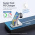 3 in 1 Charging Station for Apple - 33W Fast Multiple Charging Station for iPhone 14/13/12/11, Apple Watch and AirPods (33W USB-C Charger Included...