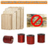 Wood Cutting Board Feet, Non-Slip Cutting Board Feet, Wooden Feet for Cutting Board, Cutting Board Legs to Raise Cutting Board (Padauk Short)...