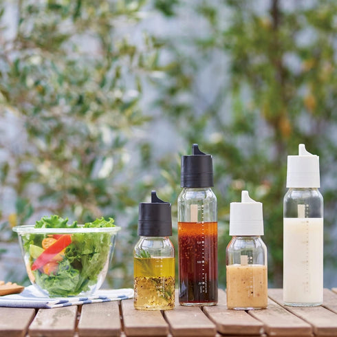 Hario Flip-Top Dressing Bottle, 120ml, Black...