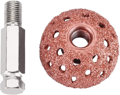 Tire Buffing Wheel,38Mm Tire Repair Grinding Head Coarse Grit Buffing Wheel With Linking Rod Tire Repair Tools Black Jack Tire Patch Kit Tire Buff...