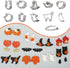 Halloween Polymer Clay Cutters - Winter Clay Cutters for Polymer Clay Jewelry, 11 Shapes Christmas Polymer Clay Molds, Pumpkin Ghost Holiday Clay ...