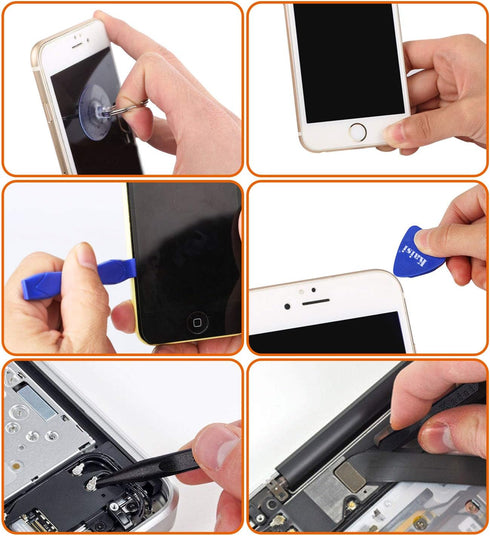 Kaisiking 11 PCS Screen Suction Cup Kit LCD Screen Opening Tools Screen Replacement Tools for iPad, iMac, MacBook, Tablet, Laptop, iPhone, Samsung...