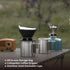 Portable Pour Over Coffee Maker Set, Collapsible Silicone Coffee Dripper Set, Perfect for Travel, Camping, Outdoors...