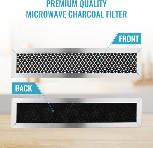 JX81D WB02X10943 Microwave Charcoal Filter Replacement For GE AP6981705, PS12742670, WB02X35607 JVM1740, AH783520, EA783520, PS783520 Microwave Fi...