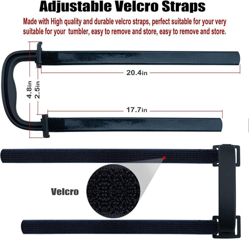 yoelike - 5 Colors - New Upgrade Anti-Slip Adjustable Tumbler Handle Fit for 20 Oz to 40 Oz of YETI, RTIC, Ozark Trail, Travel Mug, SIC, Rambler, ...