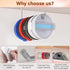 Tumbler Lid Organizer,2 PackTumbler Lid Storage Hook for Yeti/Stanley/Modern Lid Self-Adhesive or Drilling Tumbler Lid Hook Cup Lid Organizers Ins...