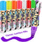 Window Chalk Markers for Cars Glass Washable, 8 Pack 10mm Jumbo Liquid Chalk Marker Pens Chalkboard Markers,Window Paint Washable Markers for Car ...
