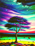 Tree of Life Diamond Painting Kits for Adults & Beginner, Aurora Diamond Art Painting Kit, DIY 5D Diamond Dot Painting, Starry Night Paint Gem Art...
