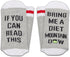 TSOTMO 2 Pairs Drink Gifts If You Can Read This Bring Me A Dirink Novelty Sock...