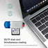 4 Pack USB SD Card Reader for PC, Micro SD Card to USB Adapter, Card Reader for Camera Memory Card Reader, Wansurs Card Reader for Laptop...
