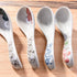 Japanese Soup Spoons set of 4, Asian Ceramic Ramen Spoons...