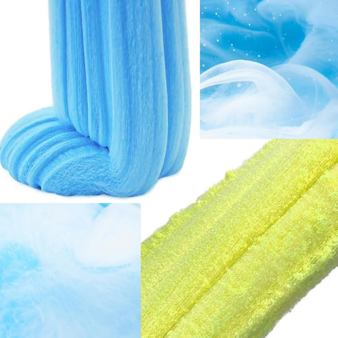 2Pack Cloud Slime Supplies Stress Relief Toy Scented DIY Putty Sludge Toy Gifts for Girls and Boys...