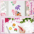 JULMELON Flower Stencils for Painting on Wood, 20Pcs Sunflower Painting Stencil Reusable Stencils DIY for Painting Wall Floor Decor Rock Dot Paint...