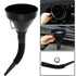 Wide Mouth Oil Funnel with Flexible Extension Nozzle Hose with Handle Mesh Screen Filter for Cars Motorcycles Engine Oil Kerosene Gasoline Gas Fue...