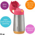 b.box 12 oz Insulated Water Bottle: Keeps Drinks Cold up to 8 Hours, Warm up to 6 Hours. Double Wall Stainless Steel Bottle. (Strawberry Shake, 12...