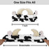 Facial Spa Headband Cosmetic Makeup Headband Skincare Headband for Washing Face Makeup (Cow)...