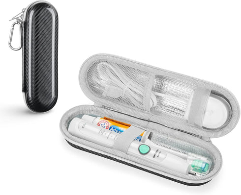 Travel Case for Oral-B/Oral-B Pro 1000 1500 5000 7000 6000 9600 Smartseries/Philips Sonicare ProtectiveClean/iO Series Electric Toothbrush,Hard EV...