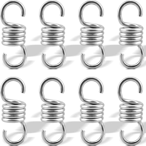 8 Pcs Swing Spring Heavy Duty Hanging Springs Porch Swing 2640lbs Hammock Hanger Springs for Swings Hammock-Chair Ceiling Mount Replace, (660lbs x...