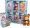 Mini Rebirth Doll, Gift Box Miniature Doll, Toys for Kids Over 3 Years Old (Style A)...