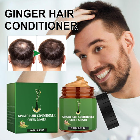 Ginger Hair Growth Conditioner Hair Regrowth Cream Moisturizing Scalp Massage Hair Follicle Hair Care 3.53 oz...