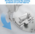 Armilem Magnetic Seam Guide for Sewing Machine, Magnetic Seam Guide with Clip, Multifucntional Seam Guide, Hemmer Guide, Magnet Hem Guide for Sewi...