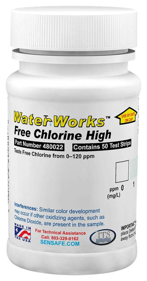 Industrial Test Systems 480022 WaterWorks Free Chlorine HR Test...