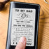 Father's Day Gifts To My Dad - Engraved Wallet Inserts Card for Dad - Father from Daughter Gift Ideas (to Our Family You're The World)...