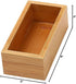 YBM HOME Bamboo Drawer Organizer Storage Box for Kitchen Drawer, Junk Drawer, Office, Bedroom, Children Room, Craft, Sewing, and Bathroom, 3x6x2 i...