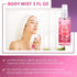 Bath & Body Care Travel Set - Home Spa Set with Body Lotion, Shower Gel and Fragrance Mist (Japanese Cherry Blossom)...