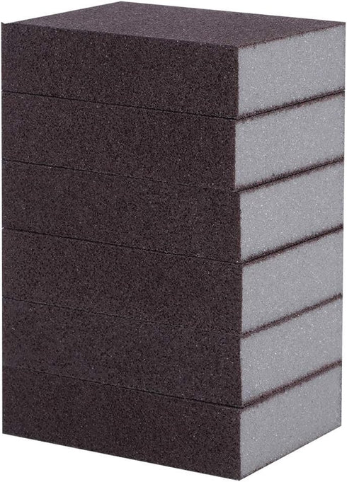 Carborundum Sponge, 6Pcs Emery Sponge Brush Eraser Scrub Kitchen Cleaning Sponge Stainless Steel Cleaning Tool...